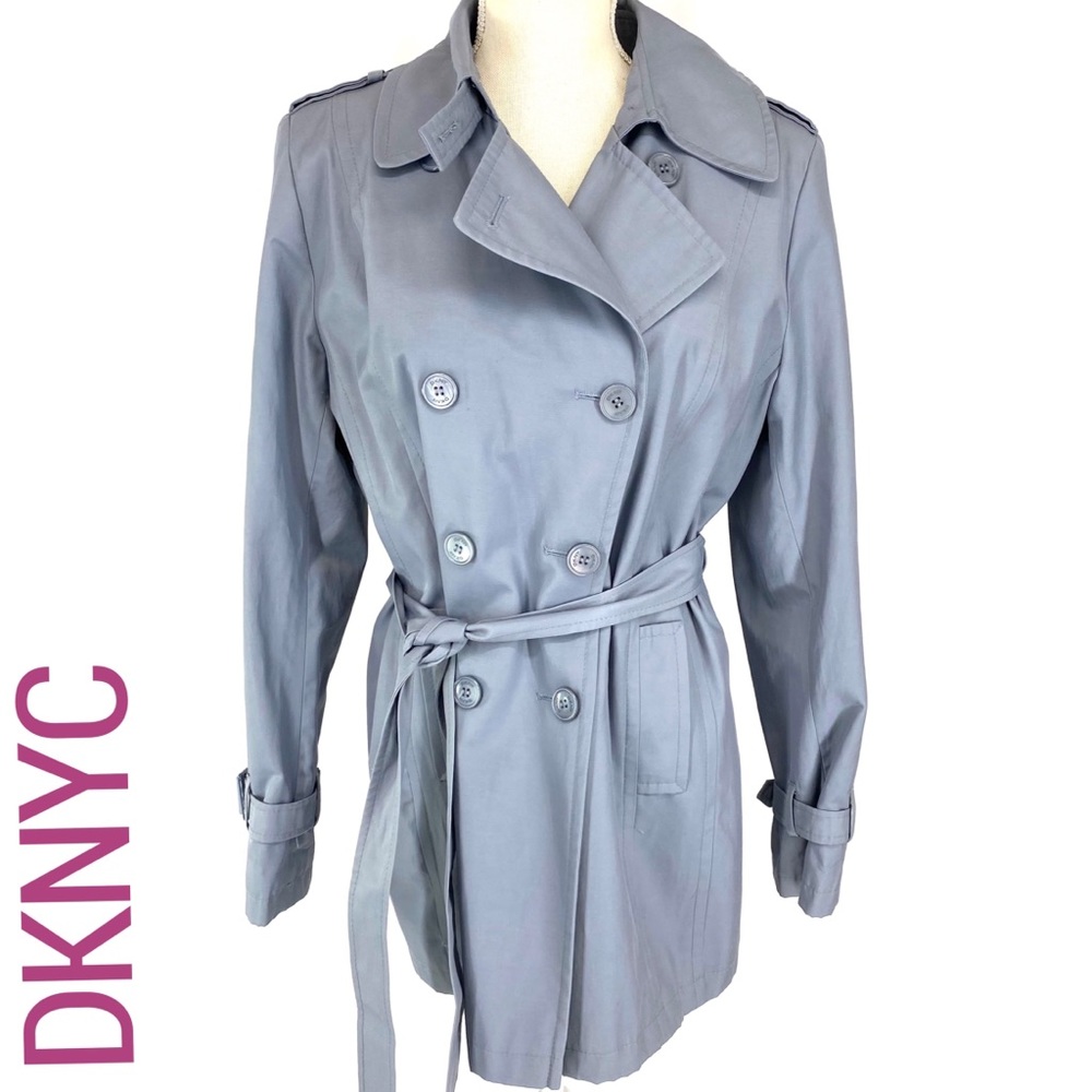 DKNY grey petite water repellent Raincoat